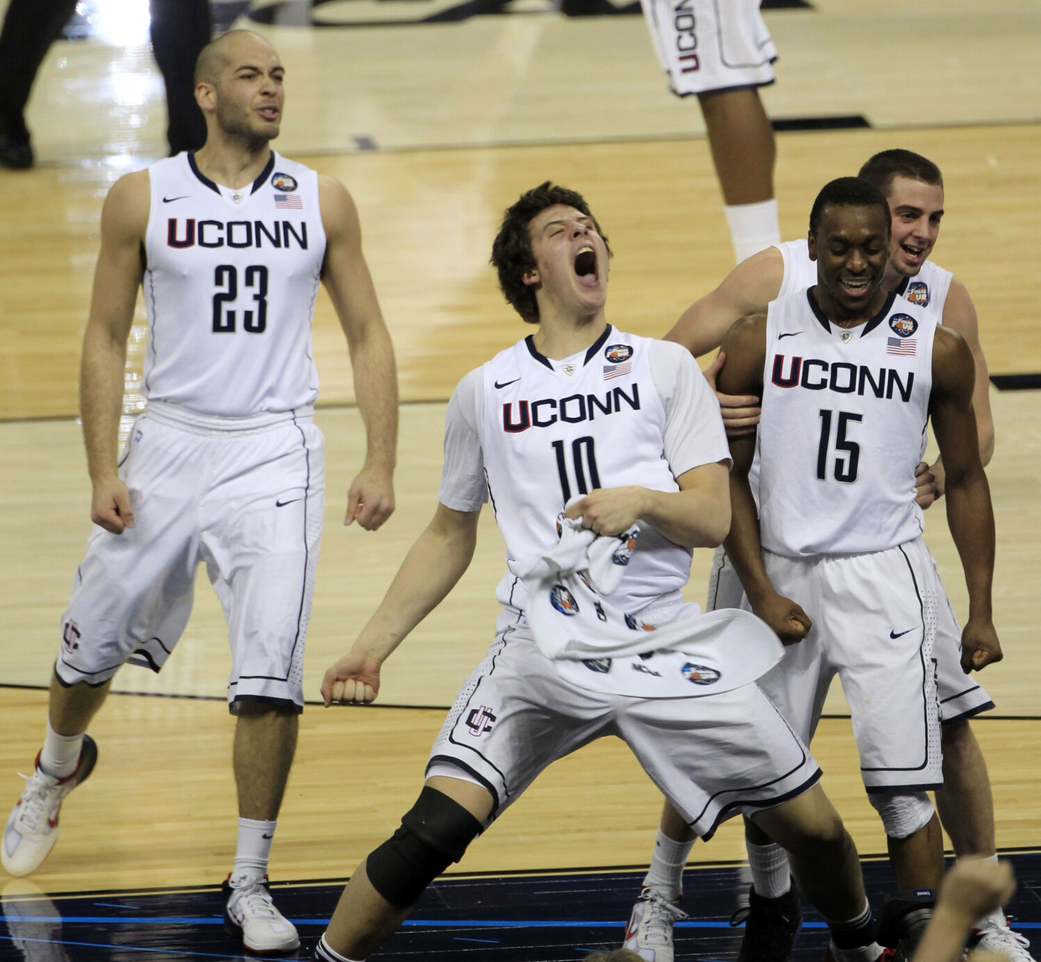 2011: UConn gives coach Jim Calhoun his third national championship